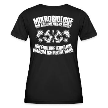 Mikrobiologie Mikrobiologe Biologie Biologe - Frauen Funktions-T-Shirt - Schwarz - Hinten - AI Model Female 172 light (172cm)