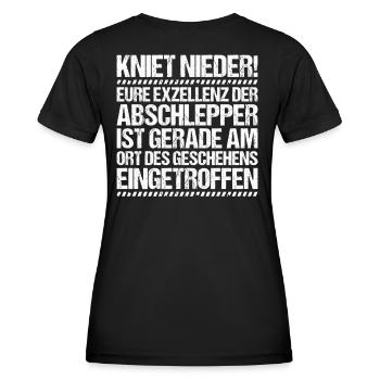 Abschlepper Abschleppdienst Tow Truck Driver - Frauen Funktions-T-Shirt - Schwarz - Hinten - AI Model Female 172 light (172cm)