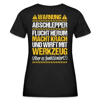 Abschlepper Abschleppdienst Tow Truck Driver - Frauen Funktions-T-Shirt - Schwarz - Hinten - AI Model Female 172 light (172cm)