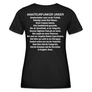 Amateurfunker Amateurfunk Radio Ham Amateur Radio - Frauen Funktions-T-Shirt - Schwarz - Hinten - AI Model Female 172 light (172cm)