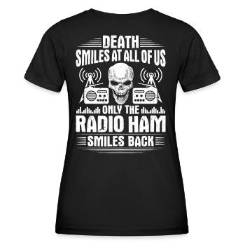 Amateurfunker Amateurfunk Radio Ham Amateur Radio - Women's Functional T-Shirt - black - Back - AI Model Female 172 light (172cm)