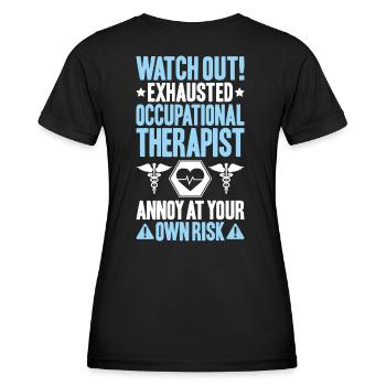Ergotherapeut Ergotherapie Occupational Therapist - Frauen Funktions-T-Shirt - Schwarz - Hinten - AI Model Female 172 light (172cm)