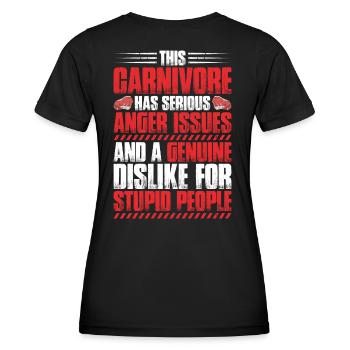 Carnivore Diät Carnivore Ernährung Carnivore Diet - Women's Functional T-Shirt - black - Back - AI Model Female 172 light (172cm)