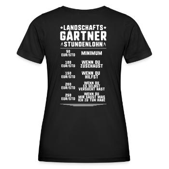 Landschaftsgärtner Gartenbau Landschaftsbau Garten - Frauen Funktions-T-Shirt - Schwarz - Hinten - AI Model Female 172 light (172cm)
