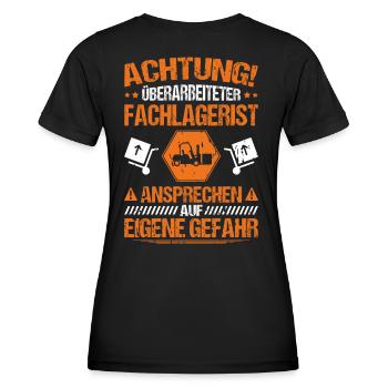 Fachlagerist Fachlageristin Lagerist Lageristin - Frauen Funktions-T-Shirt - Schwarz - Hinten - AI Model Female 172 light (172cm)