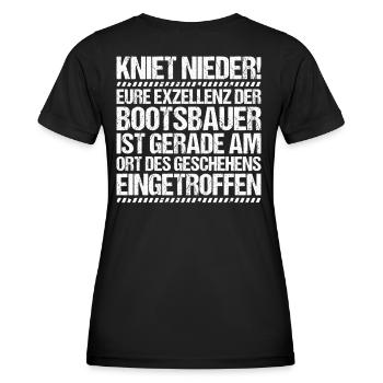 Bootsbauer Bootsbau Schiffbauer Schiffbau Boote - Frauen Funktions-T-Shirt - Schwarz - Hinten - AI Model Female 172 light (172cm)