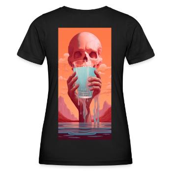 Stay Hydrated While You Suffer - Women's Functional T-Shirt - black - Back - AI Model Female 172 light (172cm)