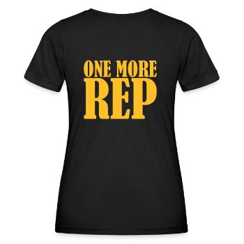 One More Rep - T-shirt sport Femme - noir - Dos - AI Model Female 172 light (172cm)