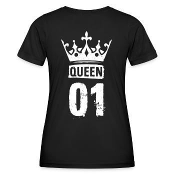 QUEEN 01 King Queen - Women's Functional T-Shirt - black - Back - AI Model Female 172 light (172cm)