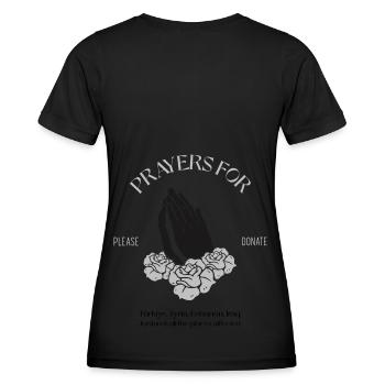 Prayer for - Frauen Funktions-T-Shirt - Schwarz - Hinten - AI Model Female 172 light (172cm)