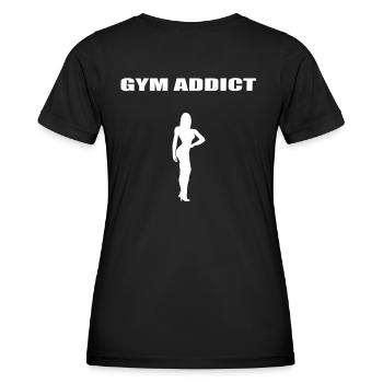 Gym Addict Bodybuilding Woman Edition white - Women's Functional T-Shirt - black - Back - AI Model Female 172 light (172cm)