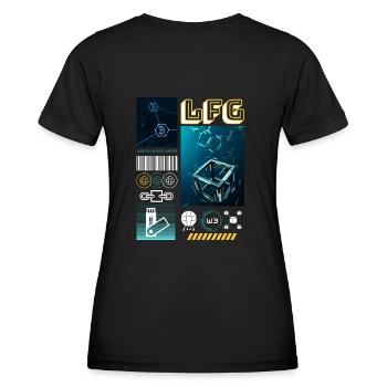 LFG Shirt - Frauen Funktions-T-Shirt - Schwarz - Hinten - AI Model Female 172 light (172cm)
