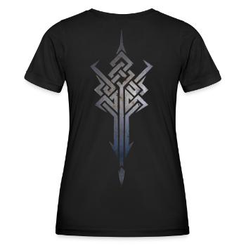 Nœud celtique Signe de symbole de croix viking - T-shirt sport Femme - noir - Dos - AI Model Female 172 light (172cm)