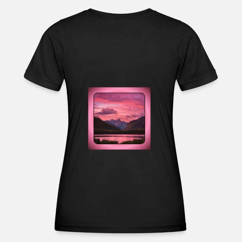 Mountains - Women's Functional T-Shirt - black