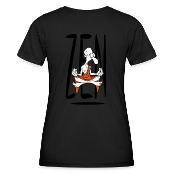 zen_2 - T-shirt sport Femme - noir - Dos - AI Model Female 172 light (172cm)