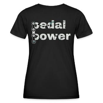 Gravel, Mountain Bike, Passion, Cycling - Women's Functional T-Shirt - black - Back - AI Model Female 172 light (172cm)