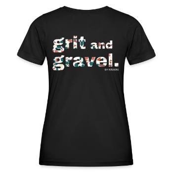 Gravel, Mountain Bike, Passion, Cycling - Women's Functional T-Shirt - black - Back - AI Model Female 172 light (172cm)