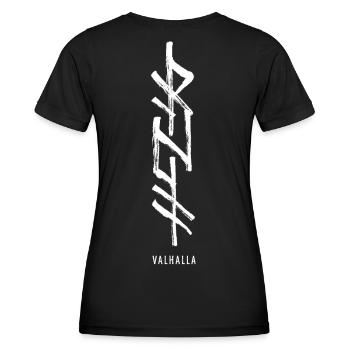 Valhalla Runes Norse Symbol Viking Characters - Women's Functional T-Shirt - black - Back - AI Model Female 172 light (172cm)