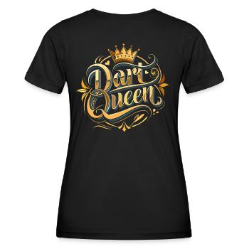 Dart Queen Dart Player Chemise à fléchettes pour femme - T-shirt sport Femme - noir - Dos - AI Model Female 172 light (172cm)