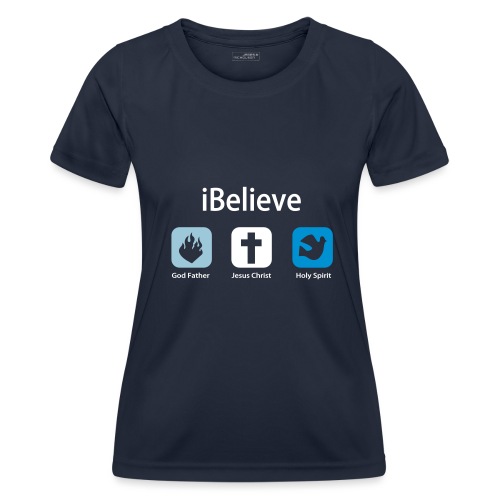 iBelieve - Jesus Shirt (UK) - Frauen Funktions-T-Shirt