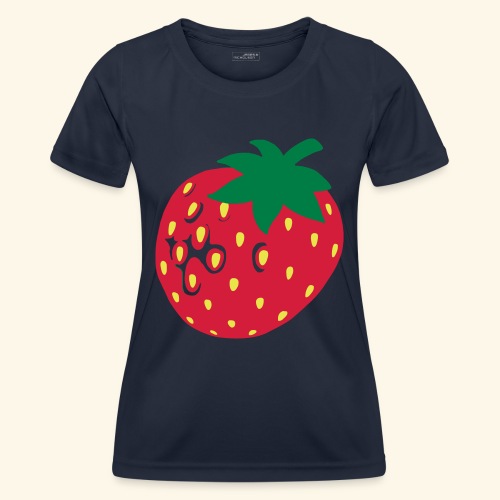 Erdbeere - Frauen Funktions-T-Shirt