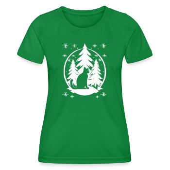 Kätzchen - Frauen Funktions-T-Shirt - Kelly Green - Vorne - AI Model Female 172 dark (172cm)