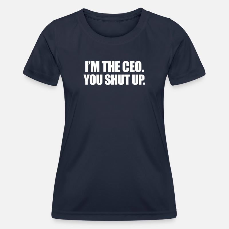 I'm the ceo - Women's Functional T-Shirt - navy
