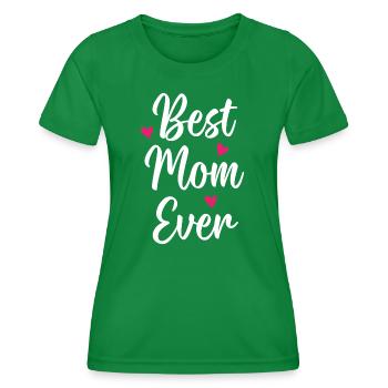 Beste Mutter aller Zeiten - Frauen Funktions-T-Shirt - Kelly Green - Vorne - AI Model Female 172 dark (172cm)