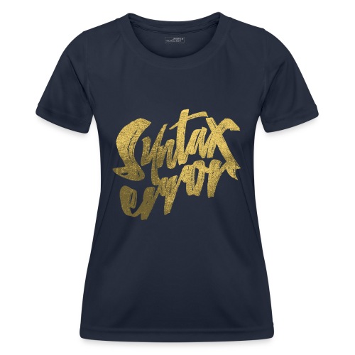 Syntax Error - Funktions-T-shirt dam