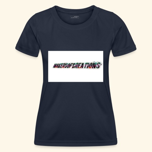 makersofcreations - Funktions-T-shirt dam