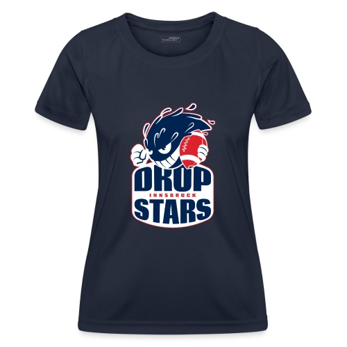 Dropstars Logo - Frauen Funktions-T-Shirt
