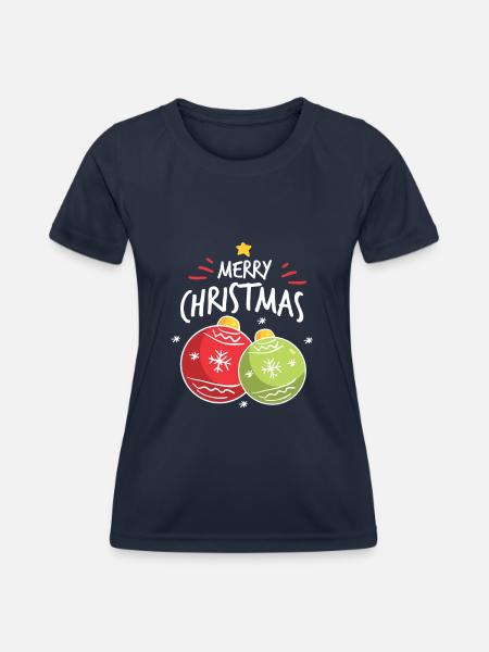 Weihnachten - Frauen Funktions-T-Shirt - Navy