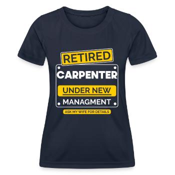 Zimmermann Retirement - Women's Functional T-Shirt - navy - Front - AI Model Female 172 light (172cm)