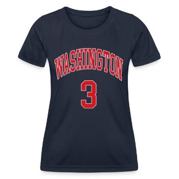 Washington 3 - T-shirt sport Femme - bleu marine - Devant - AI Model Female 172 light (172cm)
