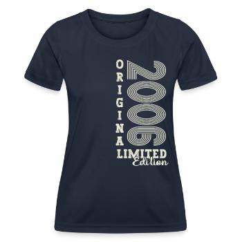 Original vintage 2006 16th birthday gift - Women's Functional T-Shirt - navy - Front - AI Model Female 172 light (172cm)