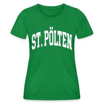 St. Pölten - Frauen Funktions-T-Shirt - Kelly Green - Vorne - AI Model Female 172 dark (172cm)