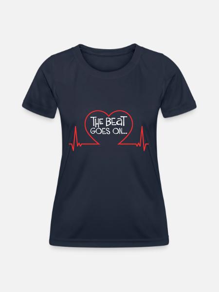 Open Heart Surgery Recovery Gifts & Apparal - Women's Functional T-Shirt - navy