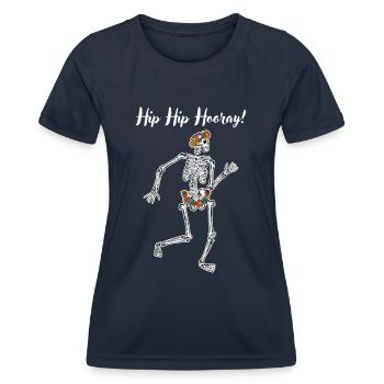 Hip Surgery Hip Hooray - Women's Functional T-Shirt - navy - Front - AI Model Female 172 light (172cm)