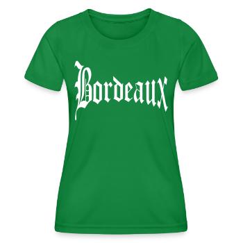 Bordeaux - T-shirt sport Femme - vert - Devant - AI Model Female 172 dark (172cm)