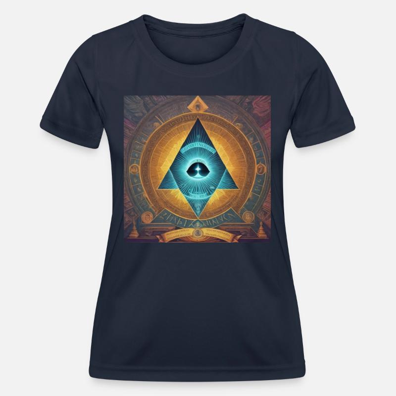 Visualize - Women's Functional T-Shirt - navy