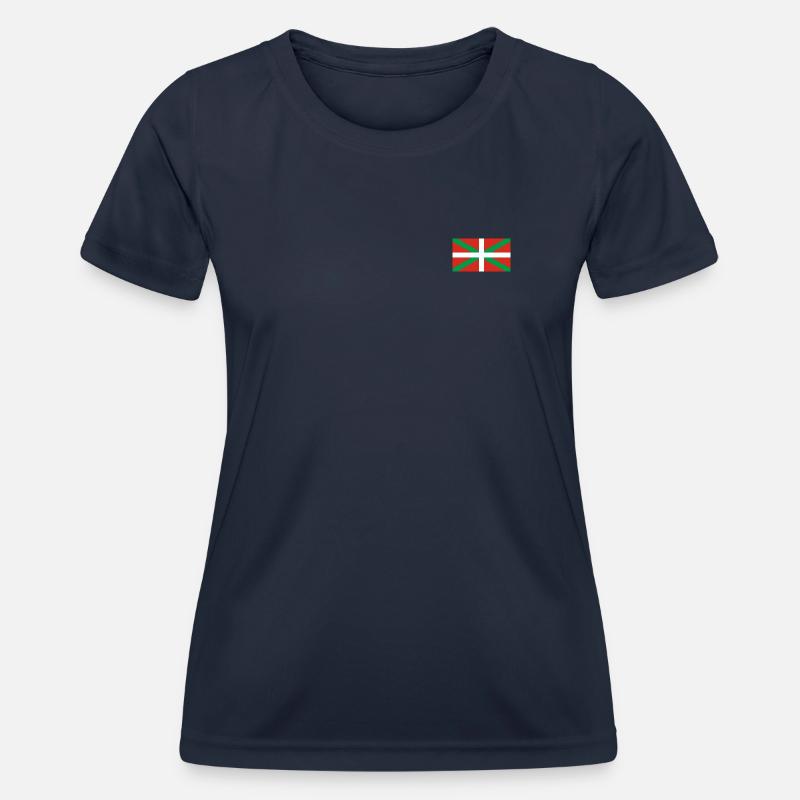 Euskadi flag - Women's Functional T-Shirt - navy