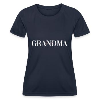 Beste Oma Geschenk Familie Großmutter Geschenke - Frauen Funktions-T-Shirt - Navy - Vorne - AI Model Female 172 light (172cm)