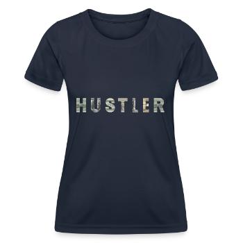 Hustler Money Texture Inspiration - Women's Functional T-Shirt - navy - Front - AI Model Female 172 light (172cm)