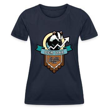 DAX - Favorite Animal - Women's Functional T-Shirt - navy - Front - AI Model Female 172 light (172cm)