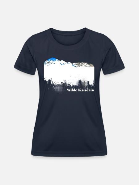 Wilde Kaiserin - Frauen Funktions-T-Shirt - Navy