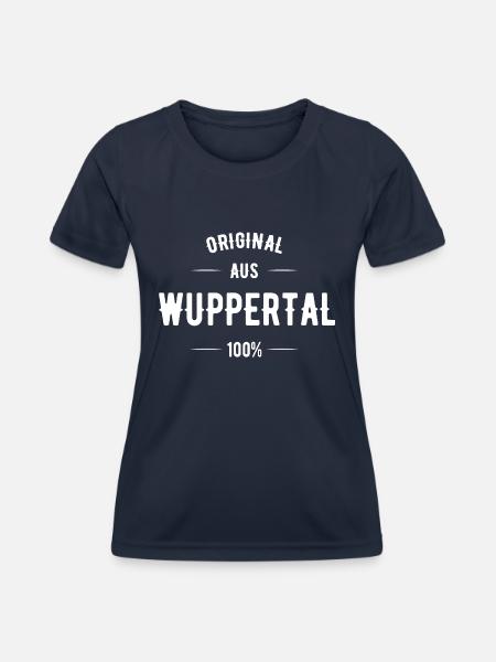 Wuppertal - Frauen Funktions-T-Shirt - Navy