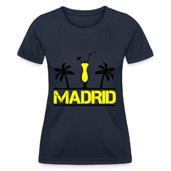 Madrid - Women's Functional T-Shirt - navy - Front - AI Model Female 172 light (172cm)