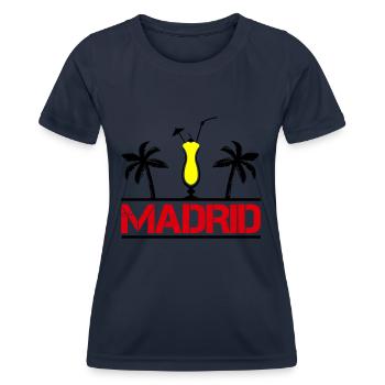 Madrid - Women's Functional T-Shirt - navy - Front - AI Model Female 172 light (172cm)