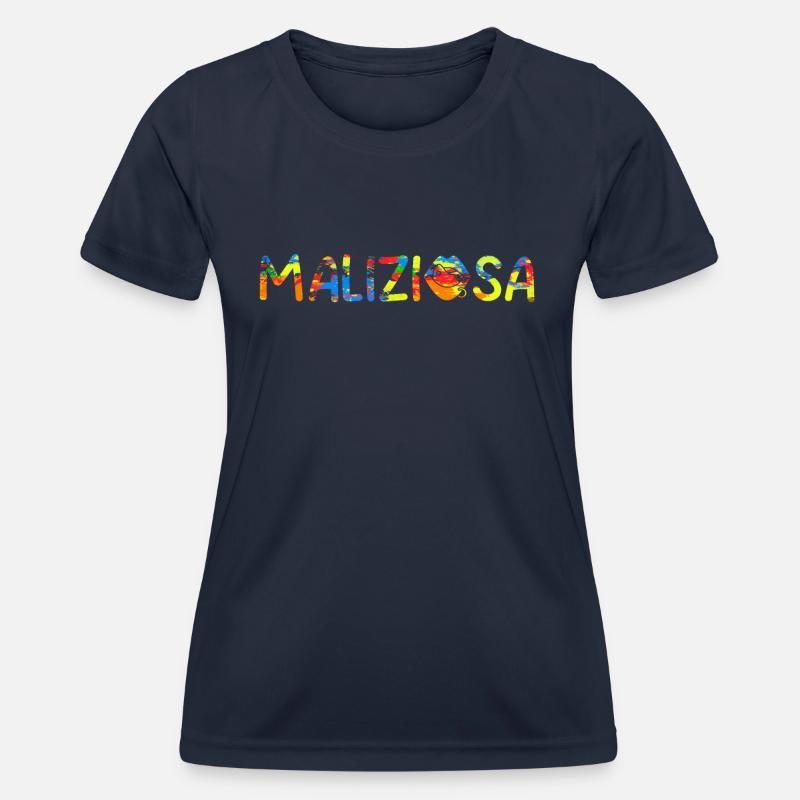 Mischievous Paint Version - Women's Functional T-Shirt - navy