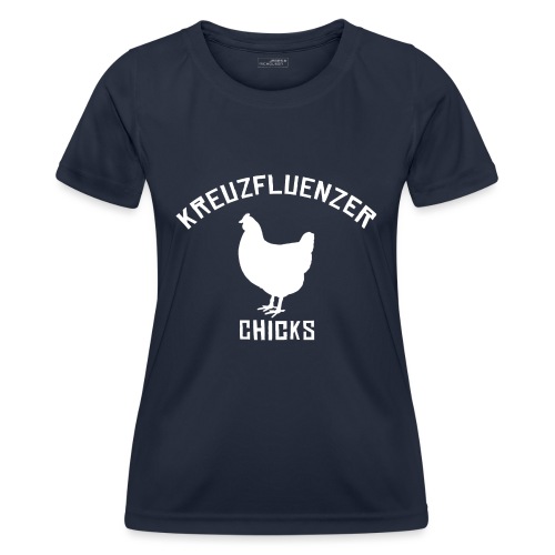 Kreuzfluenzer Chicks WHITE - Frauen Funktions-T-Shirt